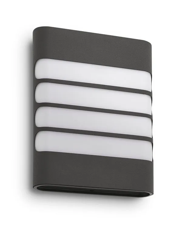 Philips Raccoon wall lantern LED antracit 1x4W