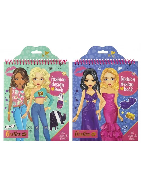 Creative Craft Group BESTIES Fashion Designer Book 24*20cm.