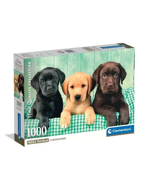 Clementoni Three Labradors (1000)