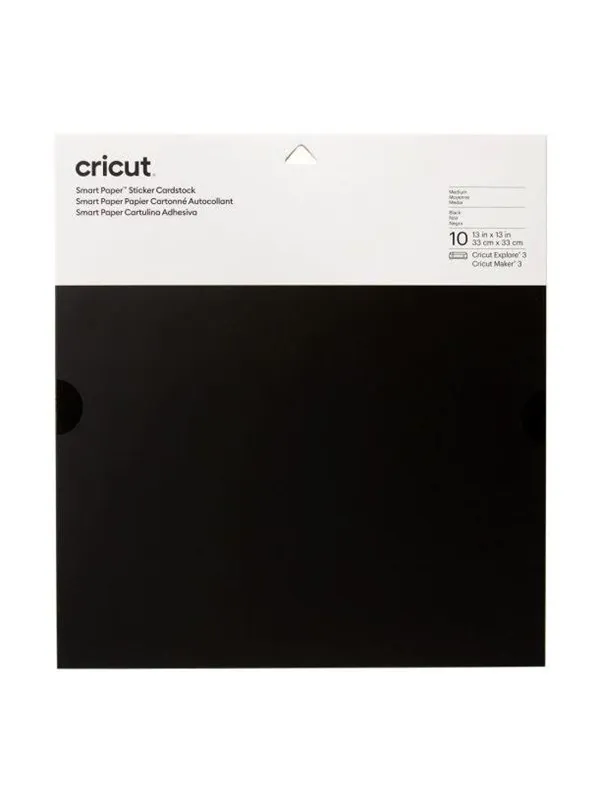 Cricut Smart Paper - sticker paper - 10 sheets - black - card stock
