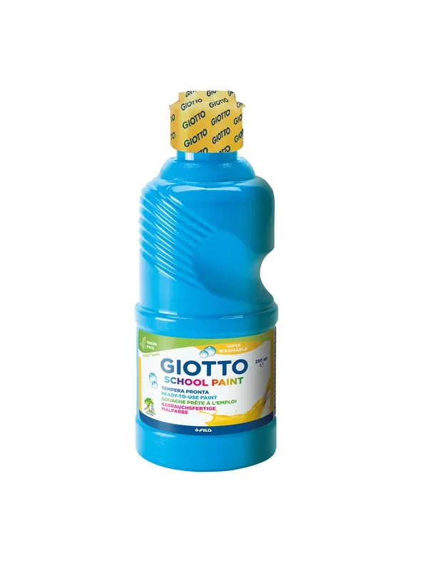 Giotto School Paint 250 ml Cyan