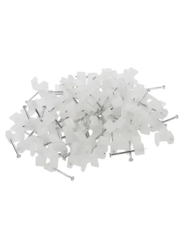 Nordic Quality Cable Clip 3x5mm Neutral 100 pcs.