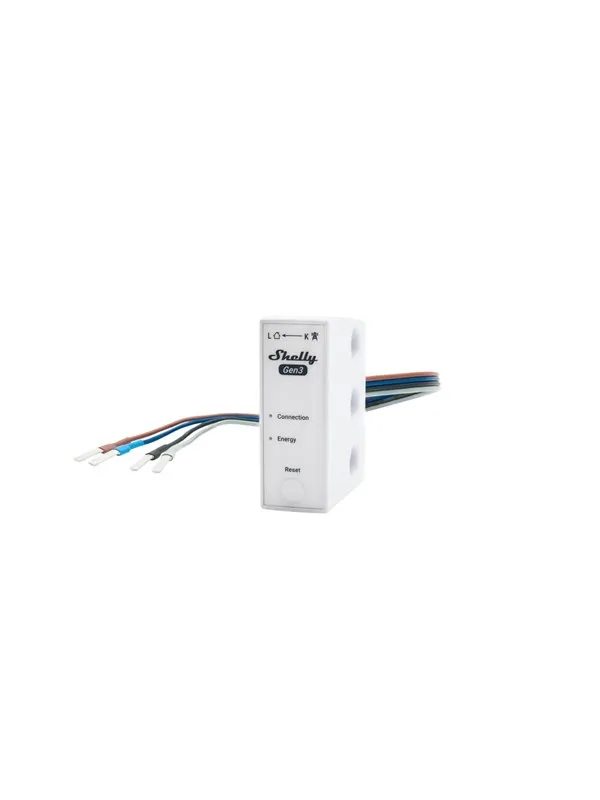 Shelly 3EM-63W Gen3 (wire model) - WiFi 3-phase energy meter, 63A