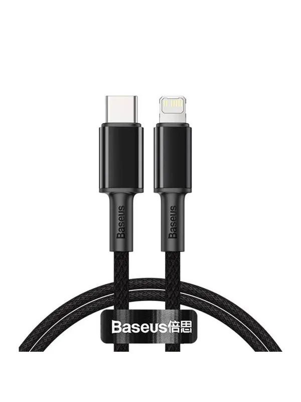Baseus High Density Braided Cable Type-C to Lightning PD 20W 1m (Black)