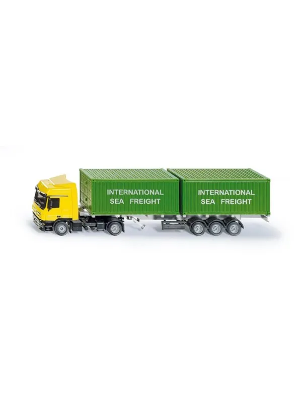 SIKU 1:50 Lastebil m/containere