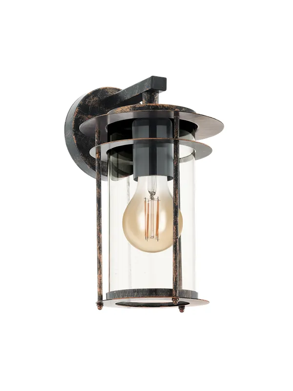 EGLO VALDEO outdoor wall lamp antique copper