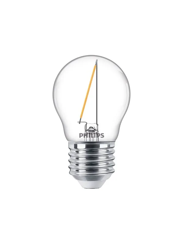 Philips LED-lyspære Classic Krone 1.4W/827 (15W) Clear E27