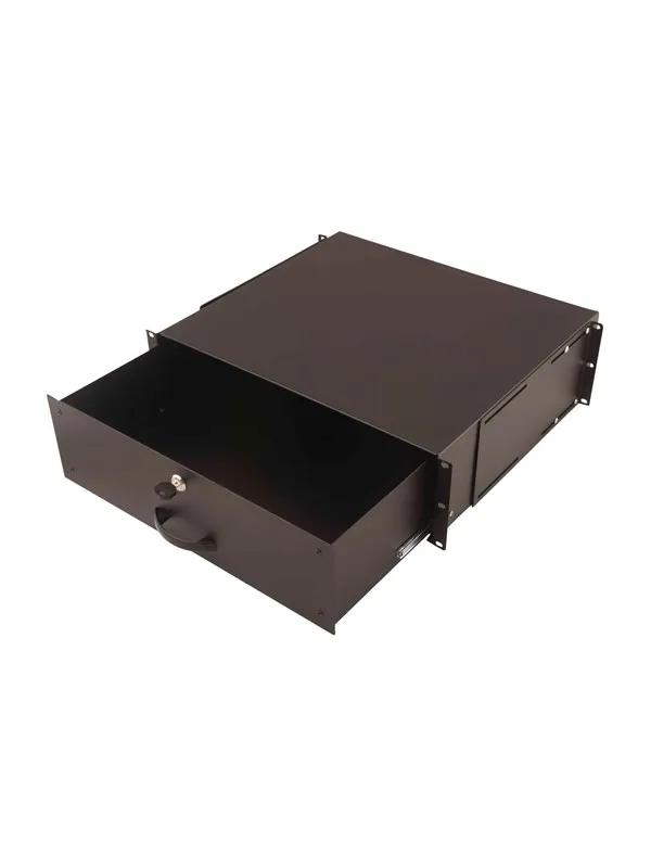 DIGITUS DN-19 KEY-3U-SW Keyboard Drawer & Document Storage for 483 mm (19") Cabinets