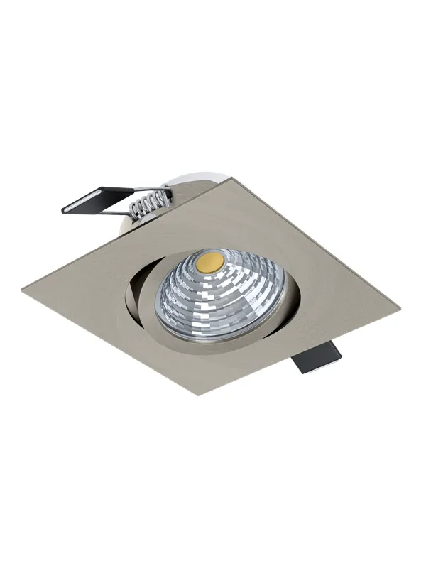 EGLO SALICETO recessed spotlight LED 6W 2700K brushed steel