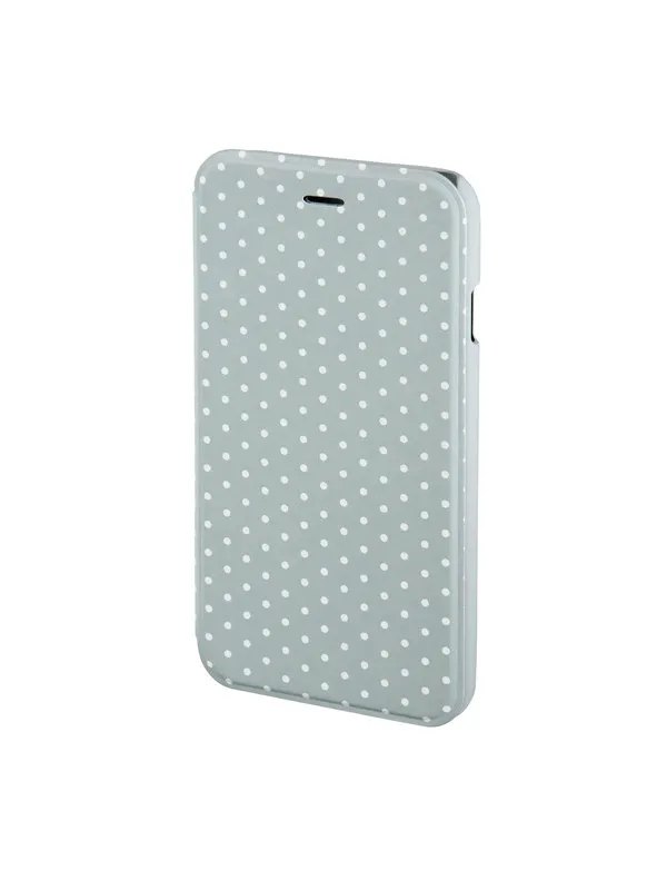 Hama "Luminous Dots" Booklet Case for Apple iPhone 6/6s grey/white