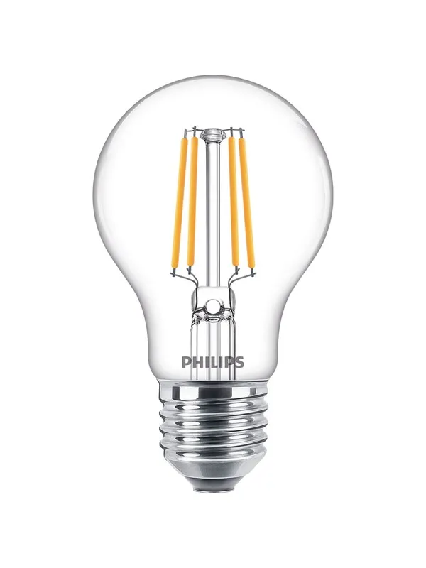 Philips LED-lyspære Classic Standard 4.3W/827 (40W) Clear E27