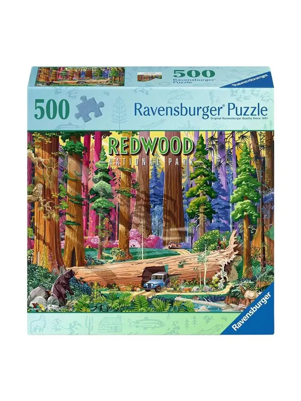 Ravensburger Legpuzzel Redwood National Park - 500st. Gulv