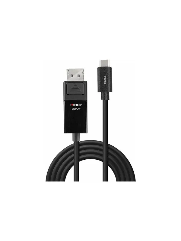 Lindy - video adapter cable - 24 pin USB-C to DisplayPort - 2 m