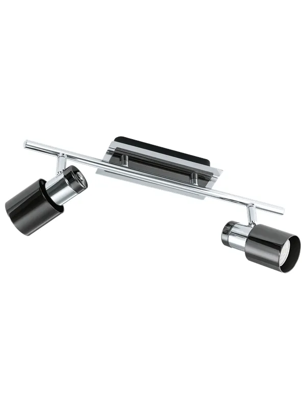EGLO DAVIDA spot rail 2L chrome/black