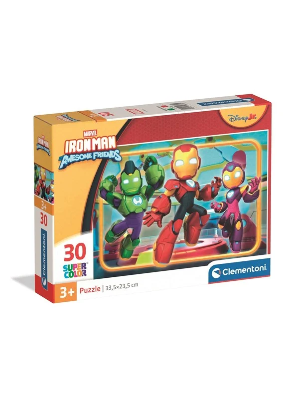 Clementoni Puzzle 30 Pcs Iron-Man and His Awesome Friends