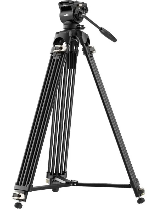 SmallRig 4686 Heavy-Duty Fluid Head Video Tripod Kit AD-01S
