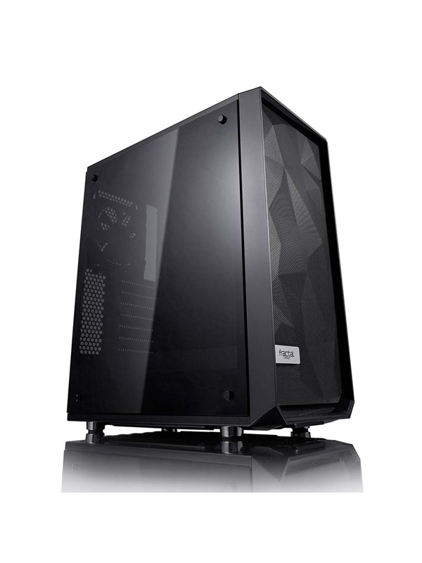 Fractal Design Meshify C TG - Black - Kabinett - Miditower - Svart