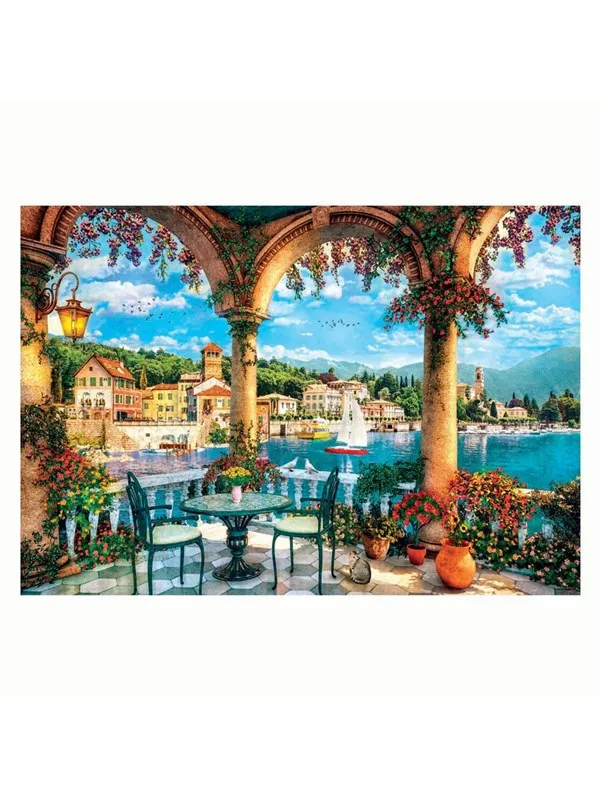 Clementoni Jigsaw Puzzle Artworks View of Lake Com Gulv