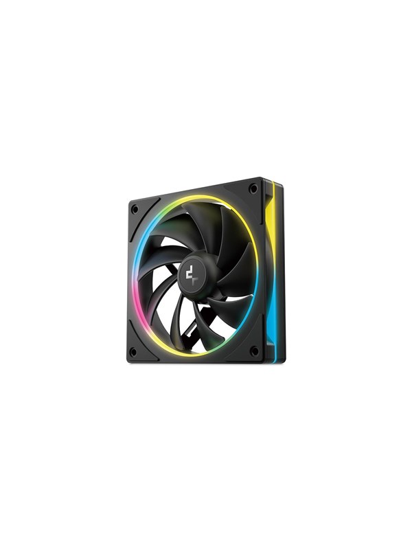 DeepCool FL12 SE - Kabinettvifte - 120mm - Svart med RGB LED-lys - 29 dBA