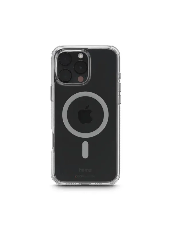 Hama Glass Protector Extreme Protect Iphone 16 Pro Max MagCase Transparent