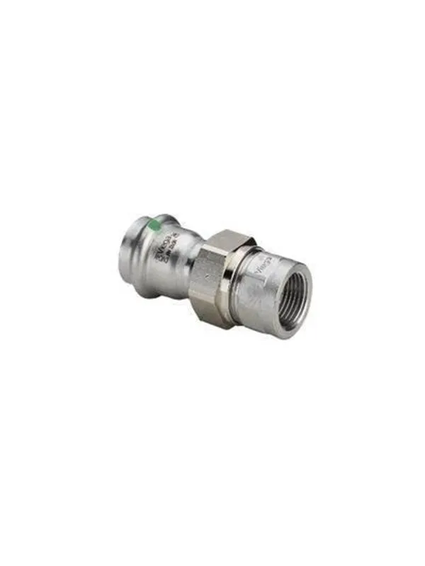 Viega Sanpress Inox transition fitting 28 x 1" Stainless steel/bright 437534