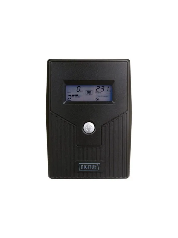 DIGITUS - UPS - line interactive LCD - 480 Watt - 800 VA - 9 Ah