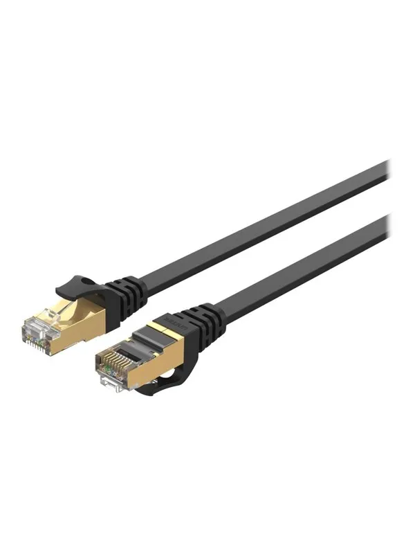 Unitek C1897BK Series patch cable - 10 m - black - Svart - 10m