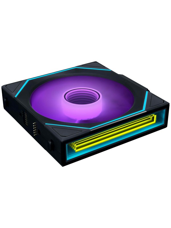Lian Li UNI FAN SL INF Wireless Reverse Black - 120mm - Kabinettvifte - 120mm - Svart med RGB LED-lys - 30 dBA