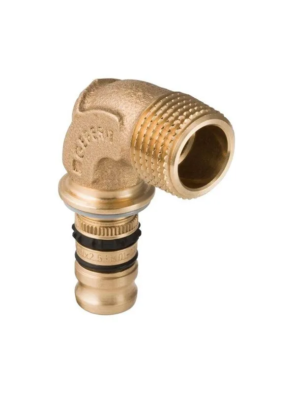 Geberit mepla bend adapter 90° with male thread: d=63mm r=2