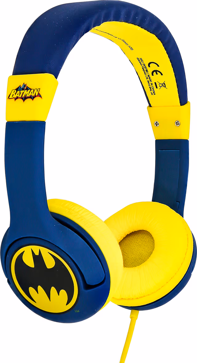OTL Batman Symbol - Barnehodetelefoner - Volumbegrenset 85dB max
