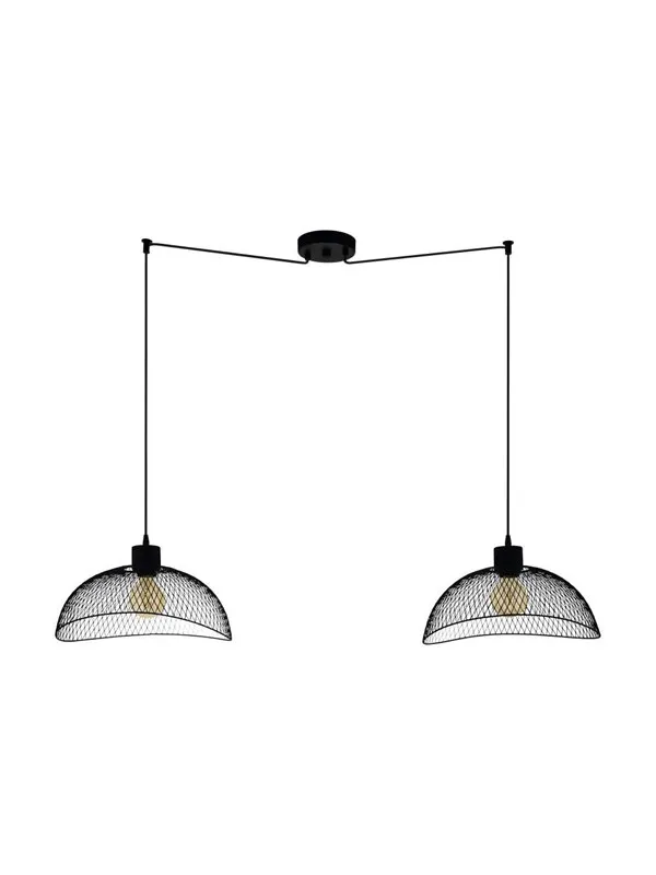 EGLO POMPEYA PENDEL 2XE27 Ø450 SVART