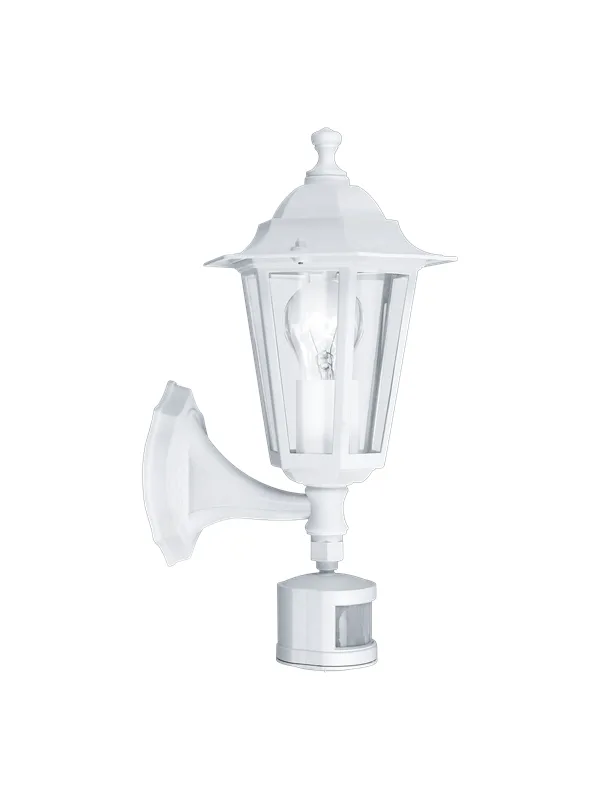 EGLO LATERNA 5 outdoor wall lamp with sensor white