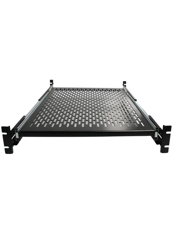 StarTech.com UNISLDSHF19 - 2U - Sliding Rack Shelf