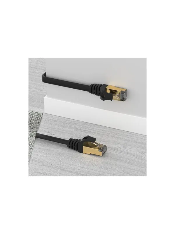 Unitek C1897BK Series patch cable - 3 m - black - Svart - 3m