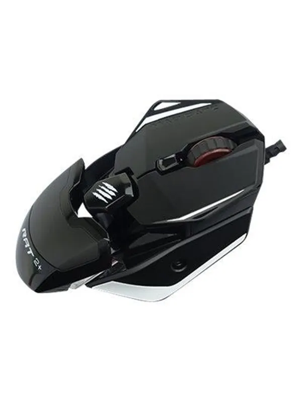 Mad Catz R.A.T. 2+ optisk spillmus - Gaming mus - Optisk - 5 - Svart