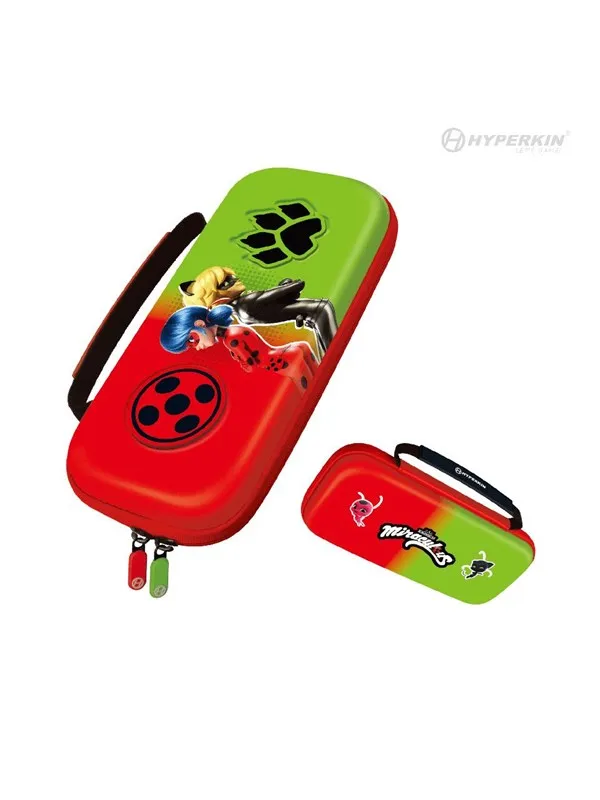 Hyperkin Official Miraculous Hard Carrying Case (Bug & Cat) - Miscellaneous Bag - Nintendo Switch