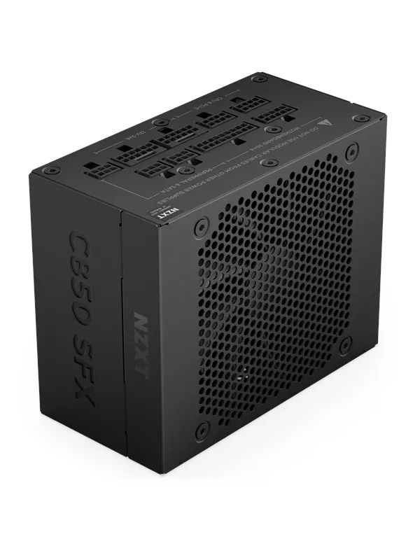 NZXT C850 SFX Strømforsyning (PSU) - 850 Watt - 92 mm - ATX 3.1 - 80 Plus Gold sertifisert