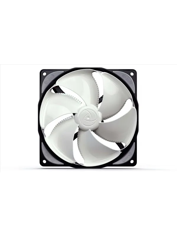 Blacknoise eLoop B12-3 - Kabinettvifte - 120mm - Svart med hvite vinger - 27 dBA
