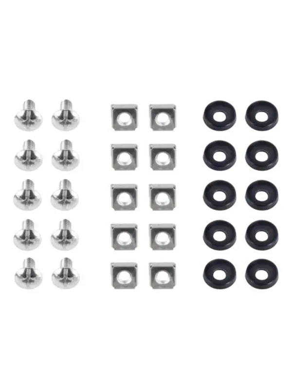 Deltaco 19-M611 - M6 Screw Set (10-pack)
