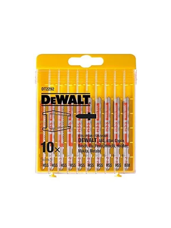 Dewalt Jigsaw Blade Set - XPC 10 Piece Set - Metal Cutting