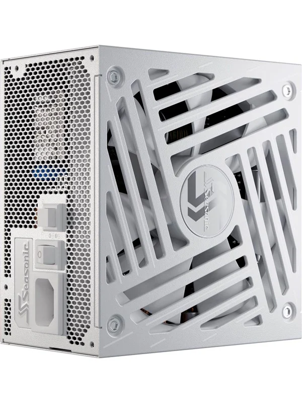 Seasonic FOCUS GX-1000 White Strømforsyning (PSU) - 1000 Watt - 135 mm - ATX 3.1 - 80 Plus Gold sertifisert