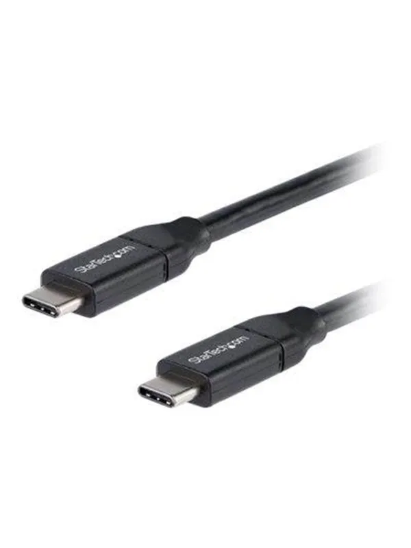 StarTech.com 0.5m USB C to USB C Cable - 5A PD - USB 2.0 USB-IF Certified - USB-C cable - 50 cm