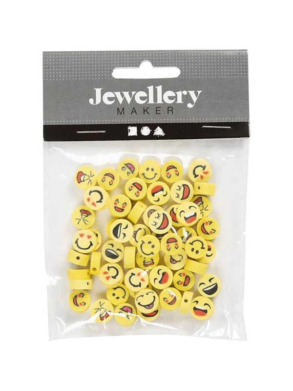 Creativ Company Figure beads Smiley 60 pcs.