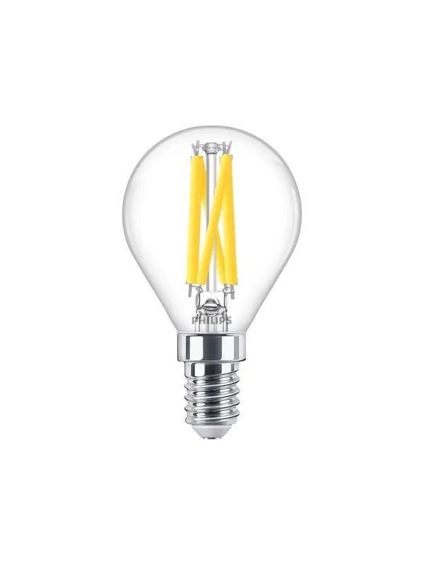 Philips LED-lyspære Classic Candle 3.4W/922-927 (40W) Clear WarmGlow Dimmable E14
