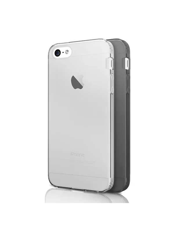 ITSKINS NANO DUO cover for iPhone 5 / 5S / 5SE® - Black and transparent