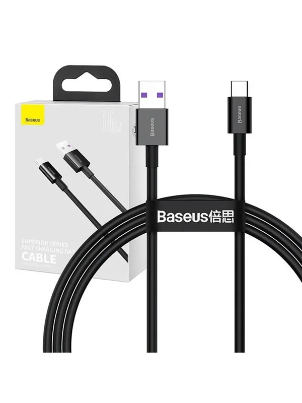 Baseus Superior Series Cable USB to USB-C 66W 1m (black)