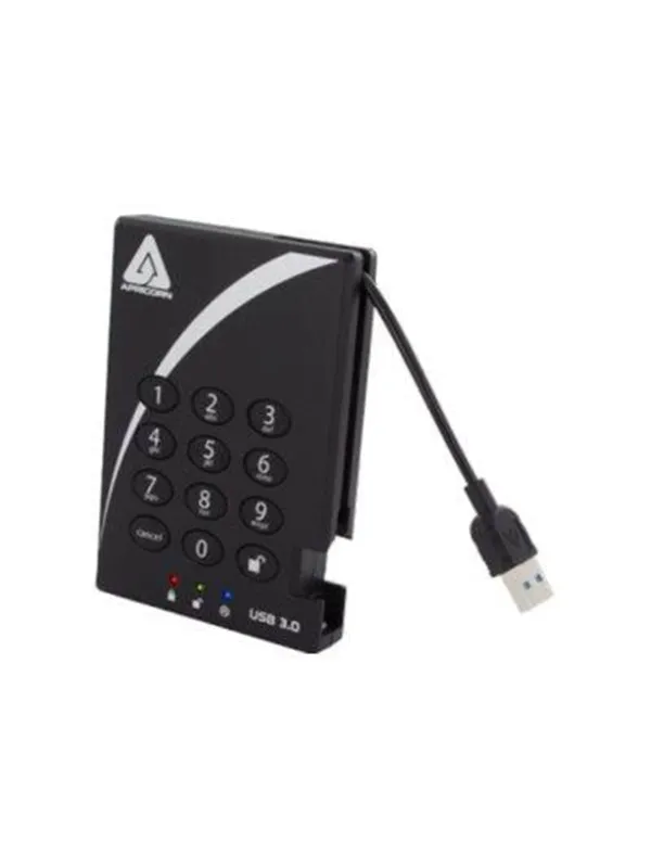 Lenovo Apricorn Aegis Padlock 3.0 - Ekstern Harddisk - 2TB - Svart
