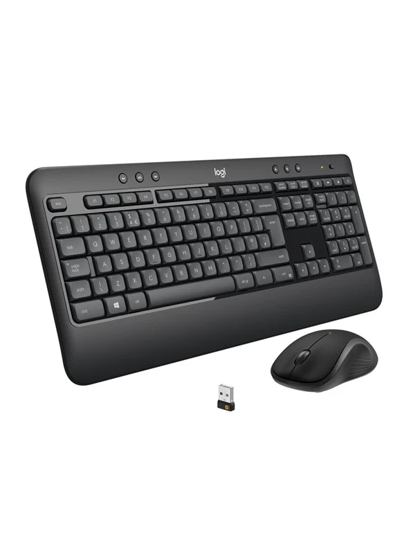 Logitech MK540 Advanded Wireless Combo - ND - Tastatur & Mussett - Nordisk - Svart