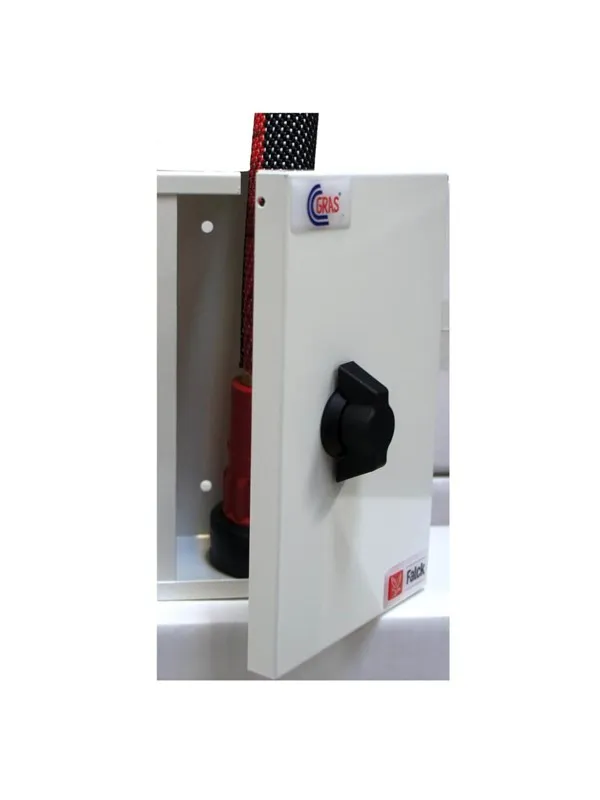 Falck Teknik Falck cabinet for fire hose nozzle