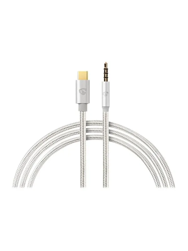 Nedis USB-C to headphone jack adapter - audio / USB - 1 m
